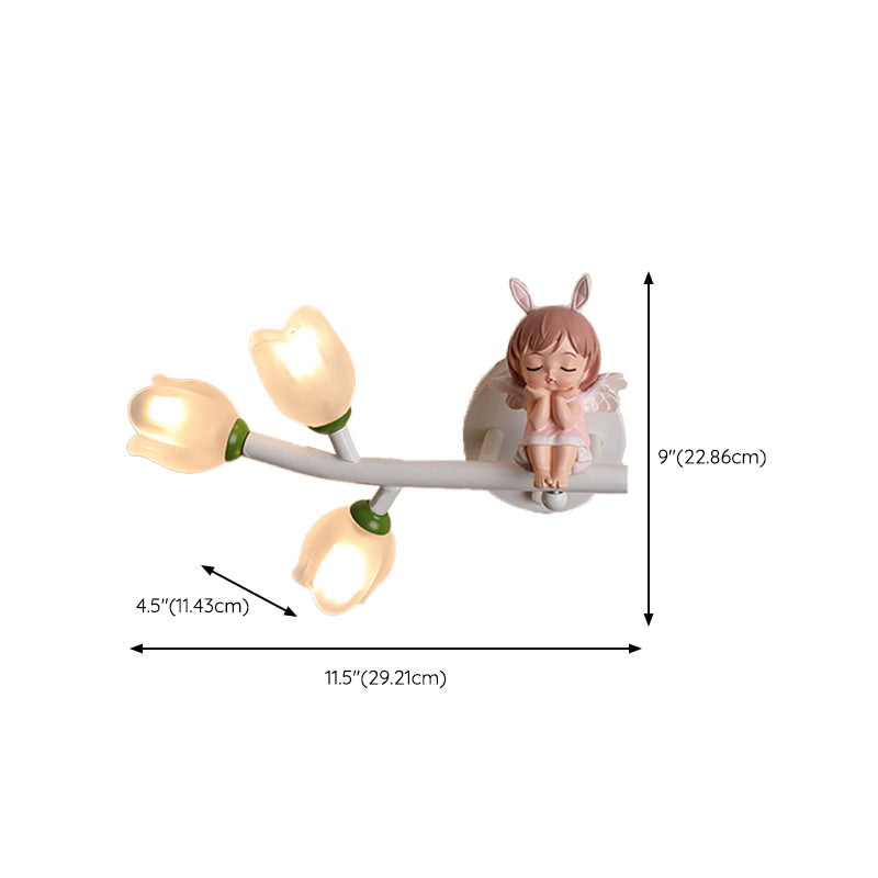 Modern Style Wall Light Fixture Colorful Wall Light Sconce for Bedroom