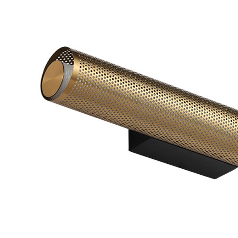 Contemporary Single Brass Bathroom Vanity Light Metal Bath Bar