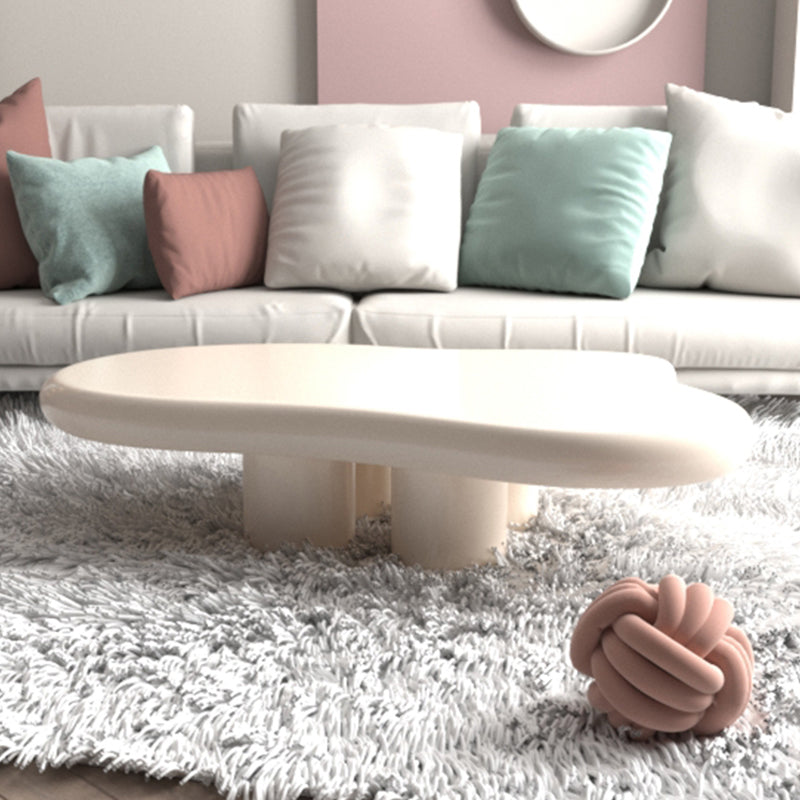 35" Wide Contemporary Coffee Table Wooden Coffee Cocktail Table