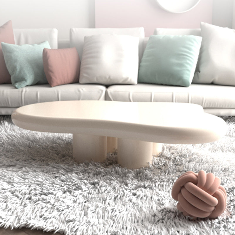 35" Wide Contemporary Coffee Table Wooden Coffee Cocktail Table