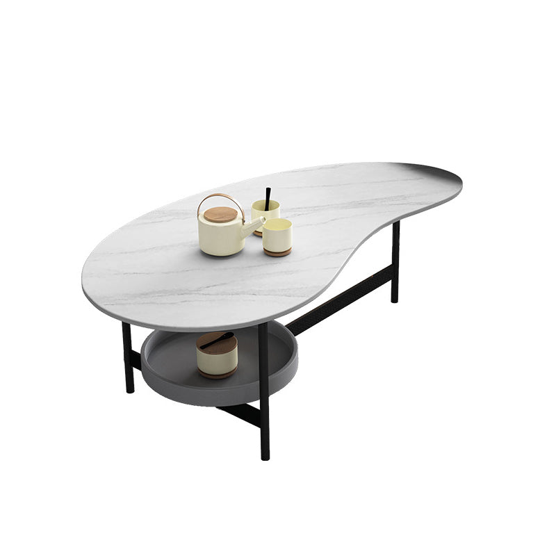Modern Slate Bunching Tables Free-Form Coffee Table Set with 3 Legs