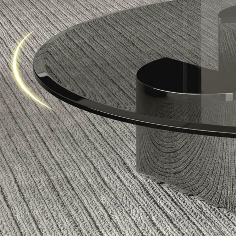 3 Legs Glass Single Coffee Table Tropical No Distressing Coffee Table