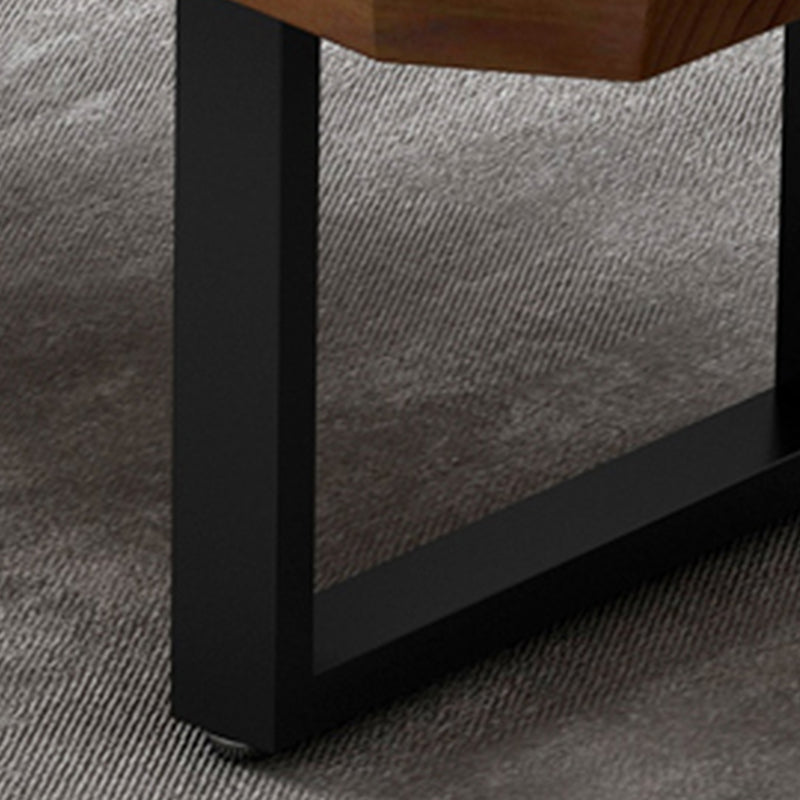 Modern Sled Cocktail Table No Distressing Solid Wood Coffee Table