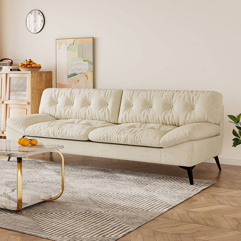Modern Living Room Armless Tufted Split-Back Standard Seating