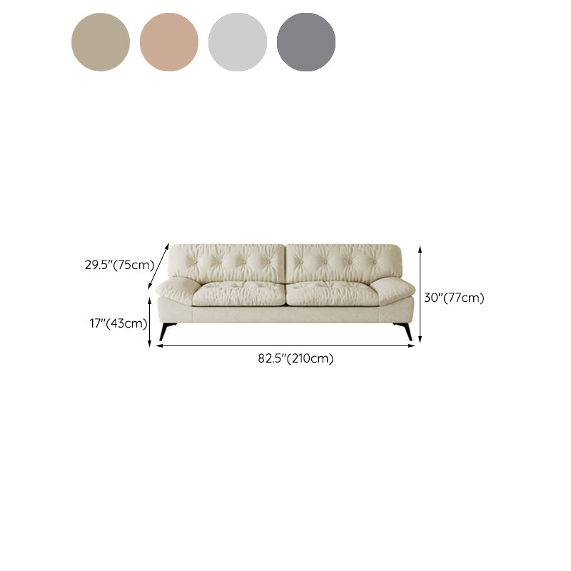 Modern Living Room Armless Tufted Split-Back Standard Seating