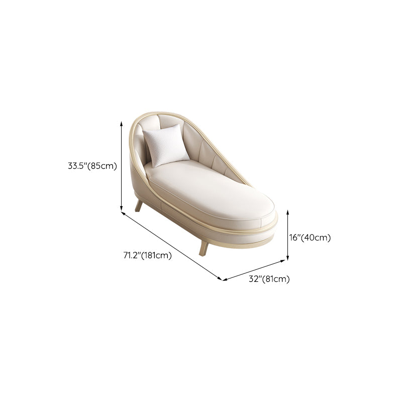 Scandinavian Living Room Sofa Genuine Leather Tuxedo Arm Seating