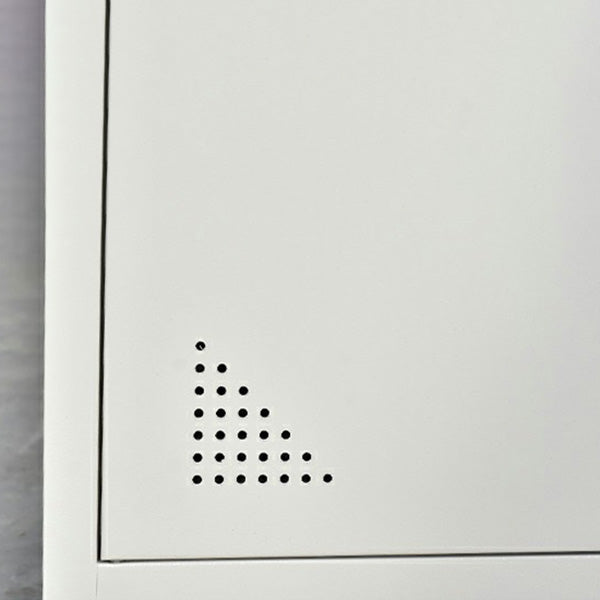 Modern Style Gray Storage Cabinet with Hinged Doors Metal Cabinet for Bathroom