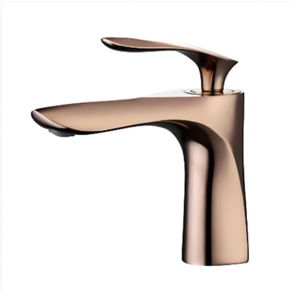 Contemporary Centerset Faucet Lever Handle Low Arc Solid Brass Faucet