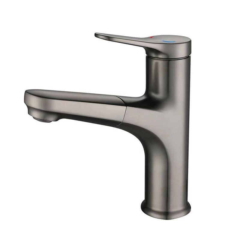 Basic Sink Faucet Brass Faucet Silver Centerset Lavatory Faucet
