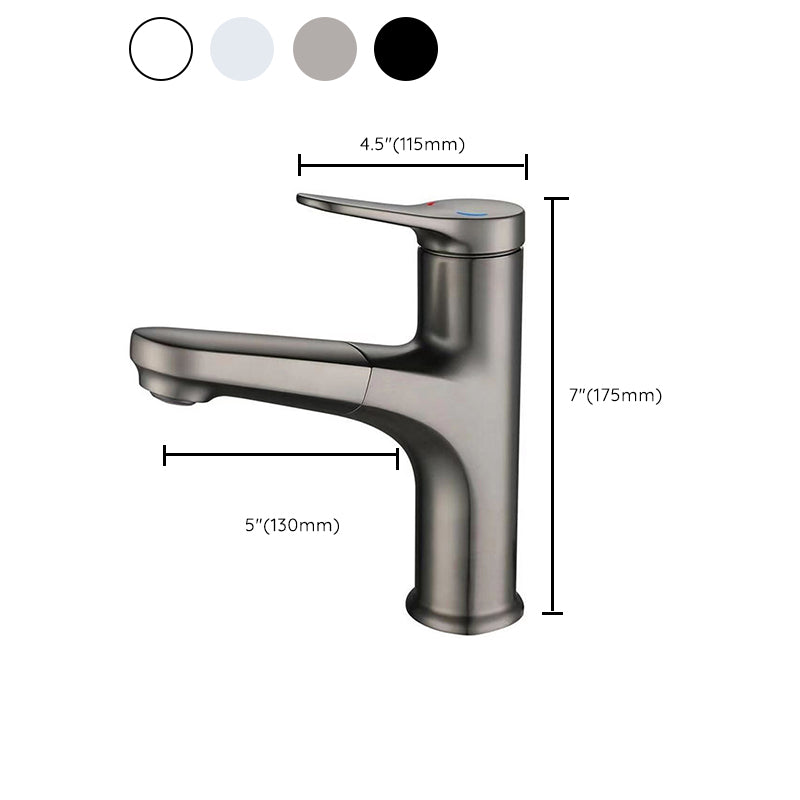 Basic Sink Faucet Brass Faucet Silver Centerset Lavatory Faucet