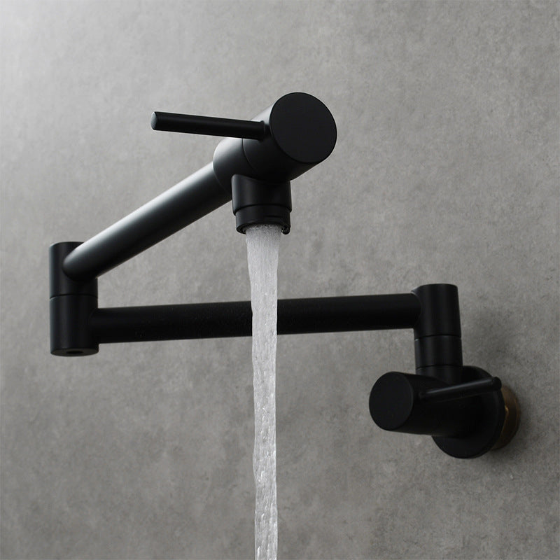 1-Handle Faucet 1-Hole Touchless Single Level Low Profile Pot Filler Kitchen Faucet