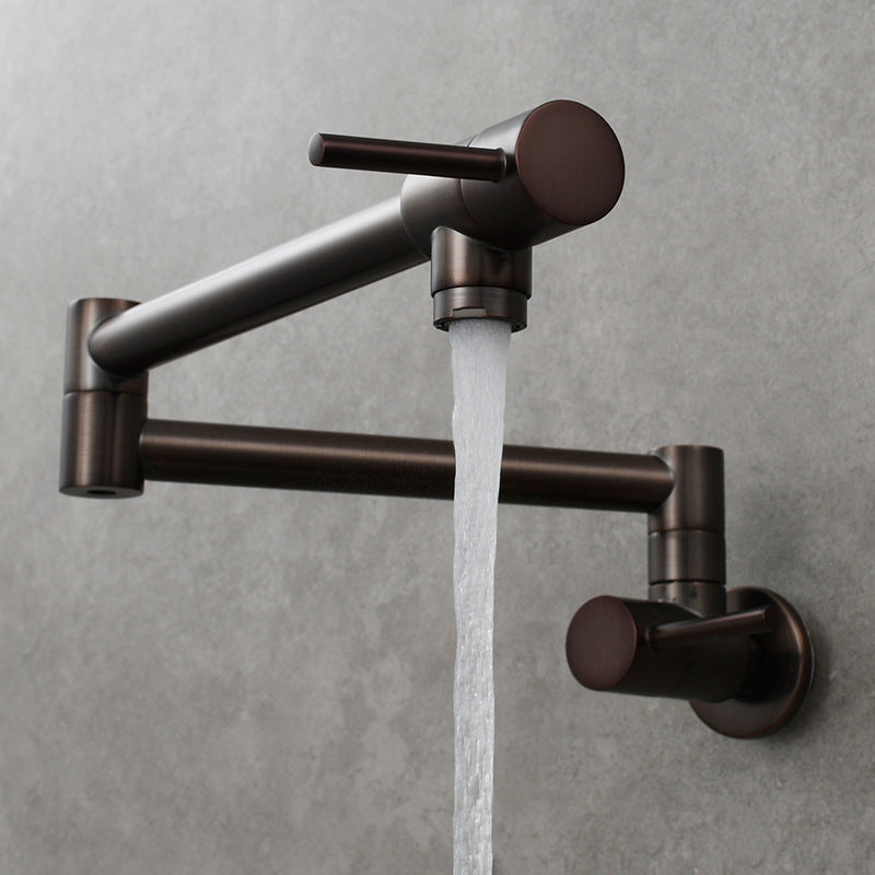 1-Handle Faucet 1-Hole Touchless Single Level Low Profile Pot Filler Kitchen Faucet