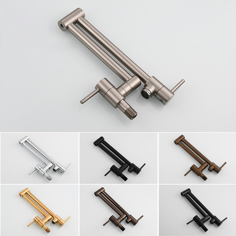 1-Handle Faucet 1-Hole Touchless Single Level Low Profile Pot Filler Kitchen Faucet