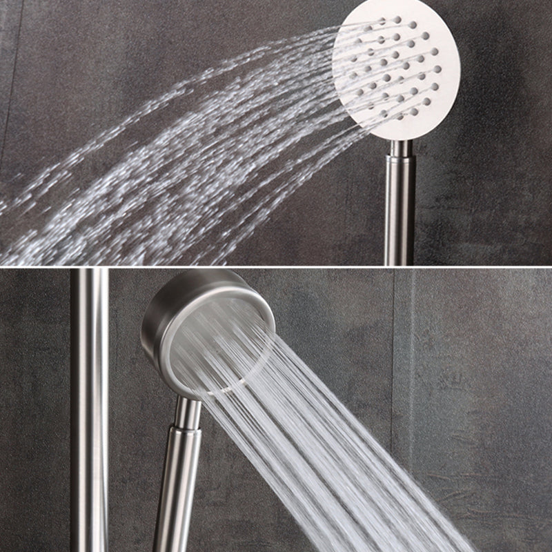 Wall Mounted Metal Tub Filler Low Arc Swivel Bathroom Faucet