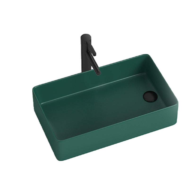 Modern Style Bathroom Sink Stainless Steel Rectangle Bathroom Sink