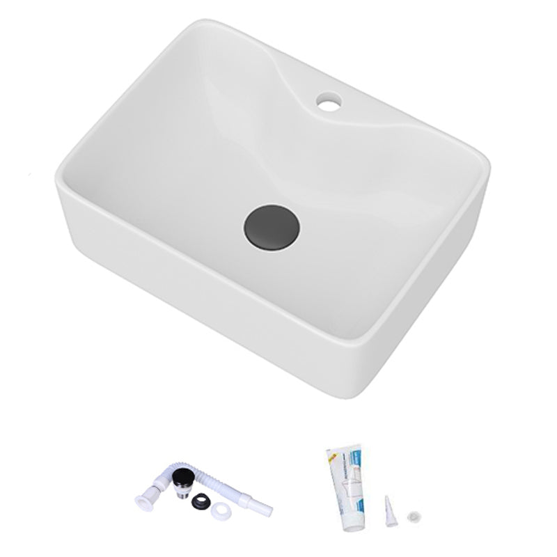 White Rectangular Trough Bathroom Sink Modern Trough Bathroom Sink