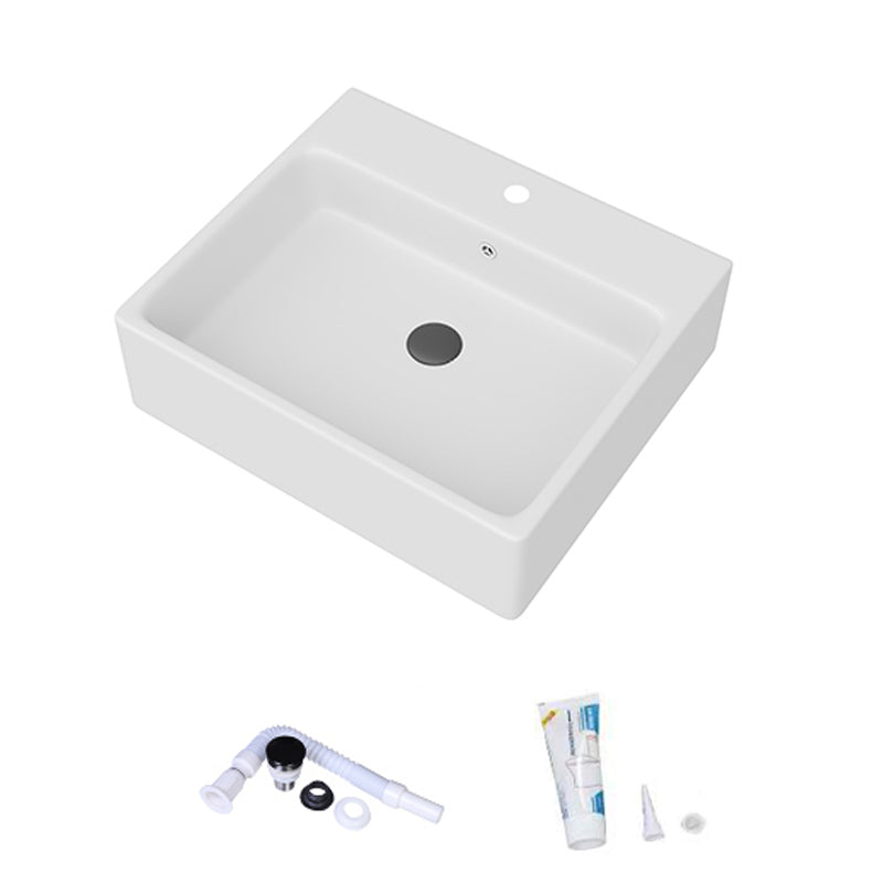 White Rectangular Trough Bathroom Sink Modern Trough Bathroom Sink