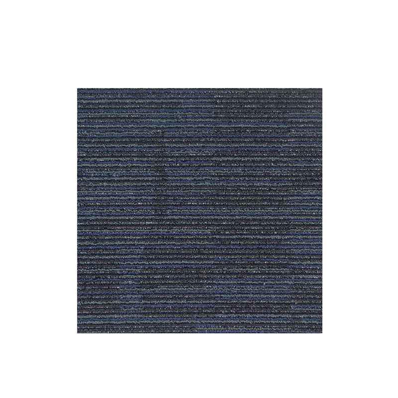 Carpet Tile Non-Skid Fade Resistant Striped Loose Lay Carpet Tiles Living Room