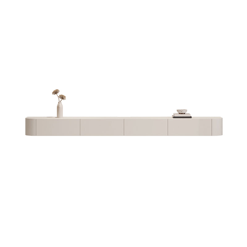 Contemporary Media Console Wall-mounted TV Stand Console with Drawers