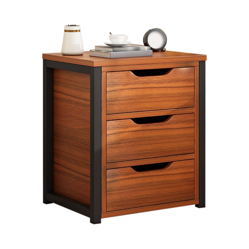 Wooden Accent Table Nightstand Contemporary Night Table for Bedroom