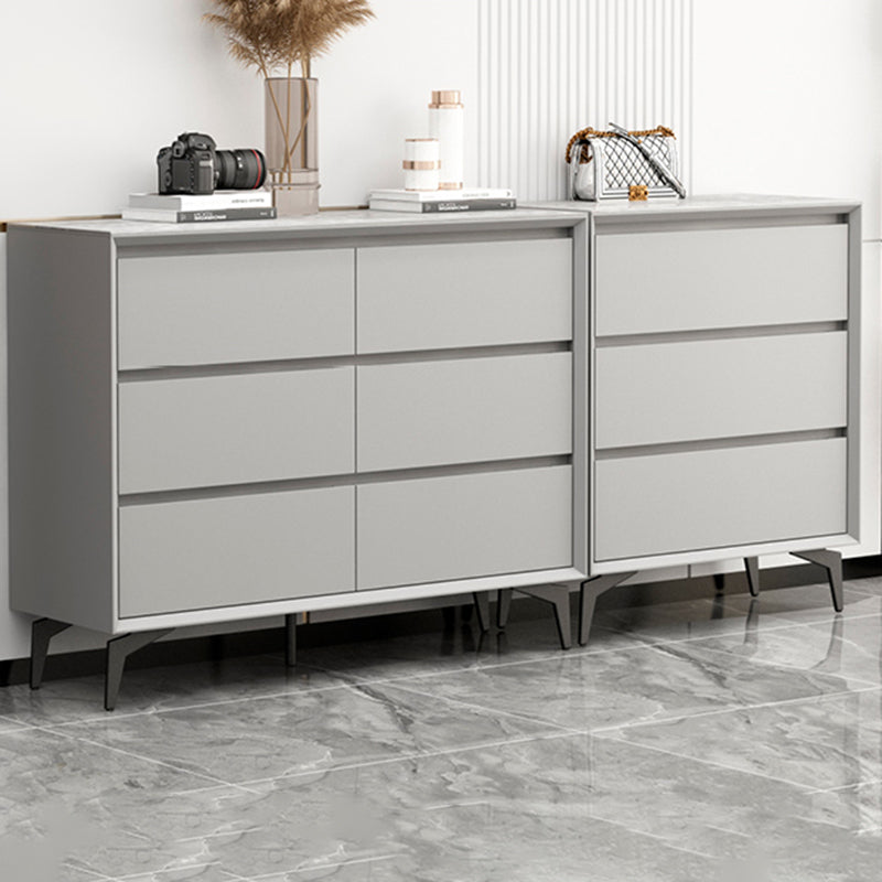15.6-inch W Modern Storage Chest Stone Storage Chest Dresser with 3/6 Drawers