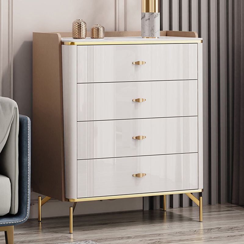 15.6" Width Classic Glam Storage Chest Stone Storage Chest Dresser