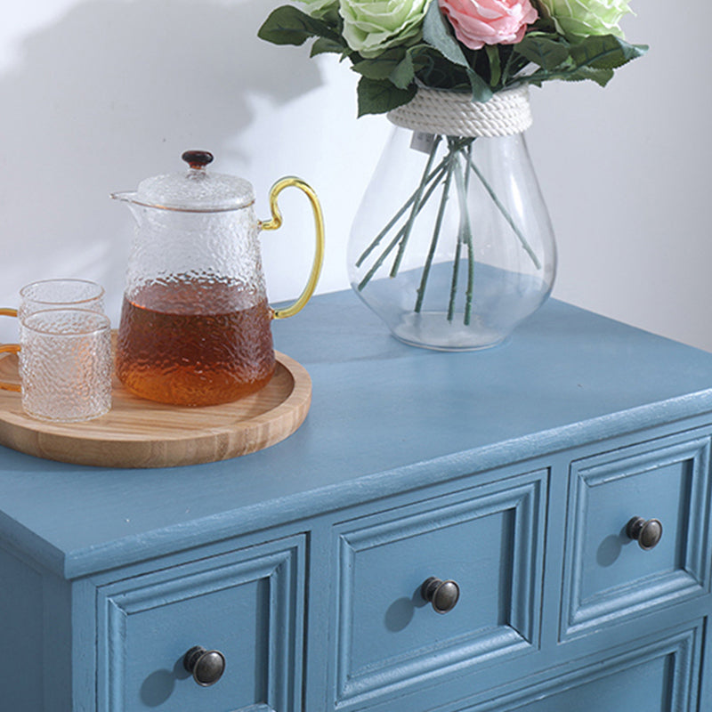 Traditional Storage Chest Dresser Wooden Dresser with Drawers