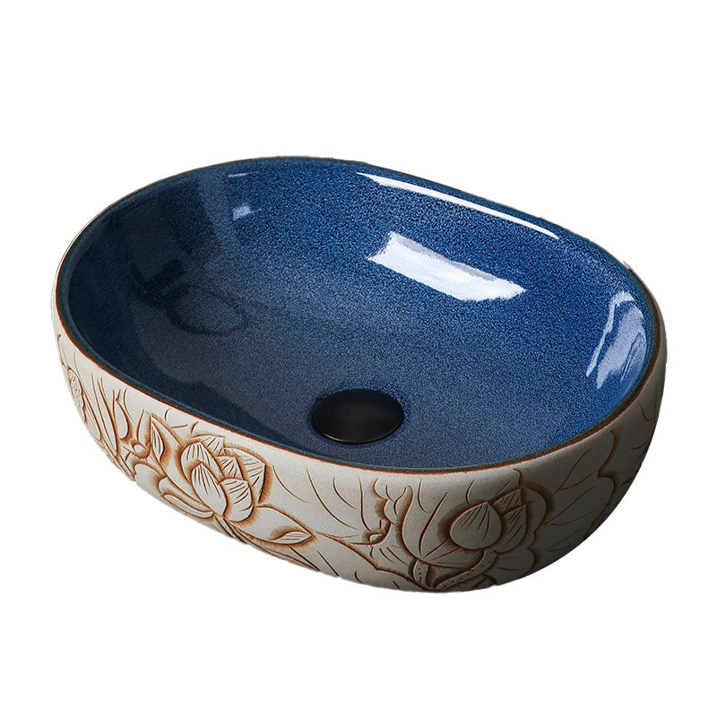 Porcelain Trough Bathroom Sink Modern Circular Trough Bathroom Sink