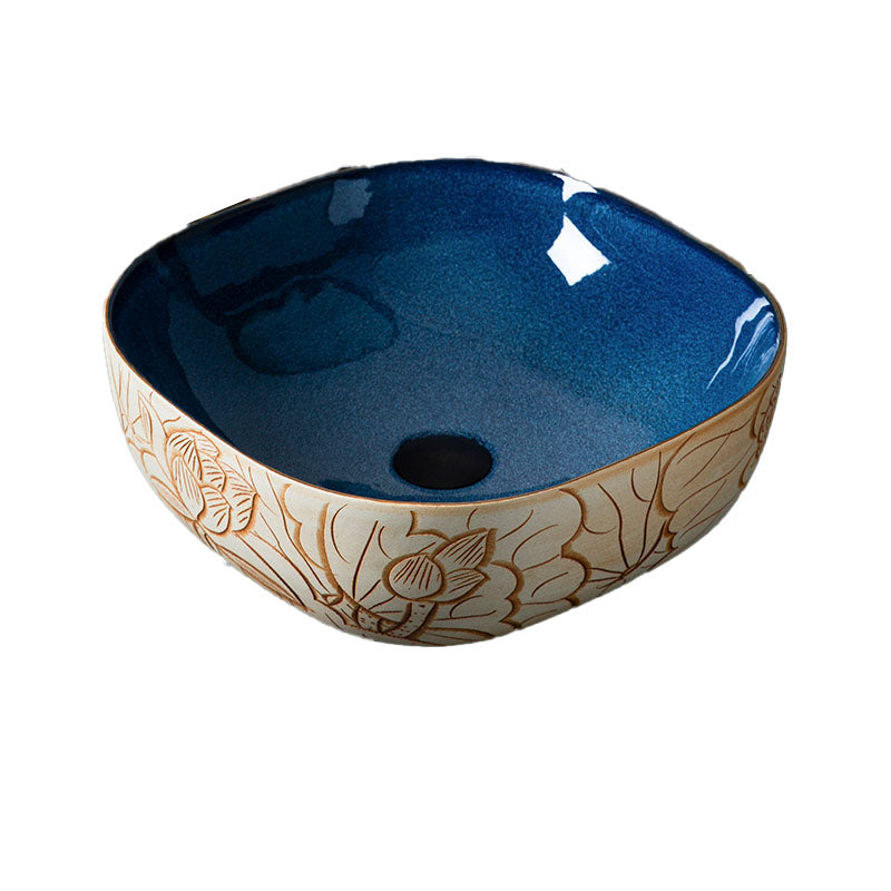 Porcelain Trough Bathroom Sink Modern Circular Trough Bathroom Sink