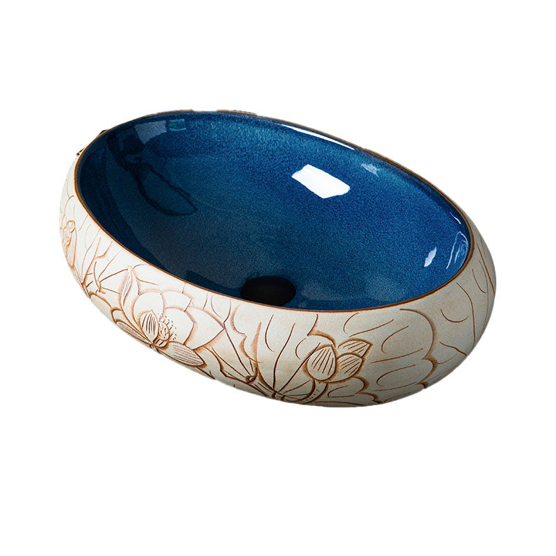 Porcelain Trough Bathroom Sink Modern Circular Trough Bathroom Sink