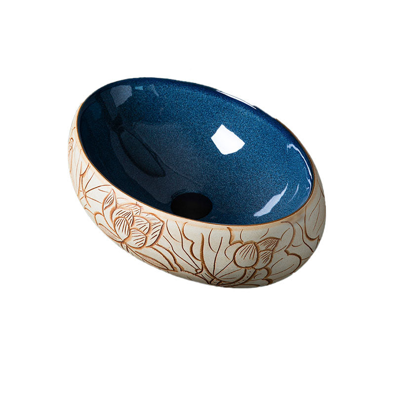 Porcelain Trough Bathroom Sink Modern Circular Trough Bathroom Sink
