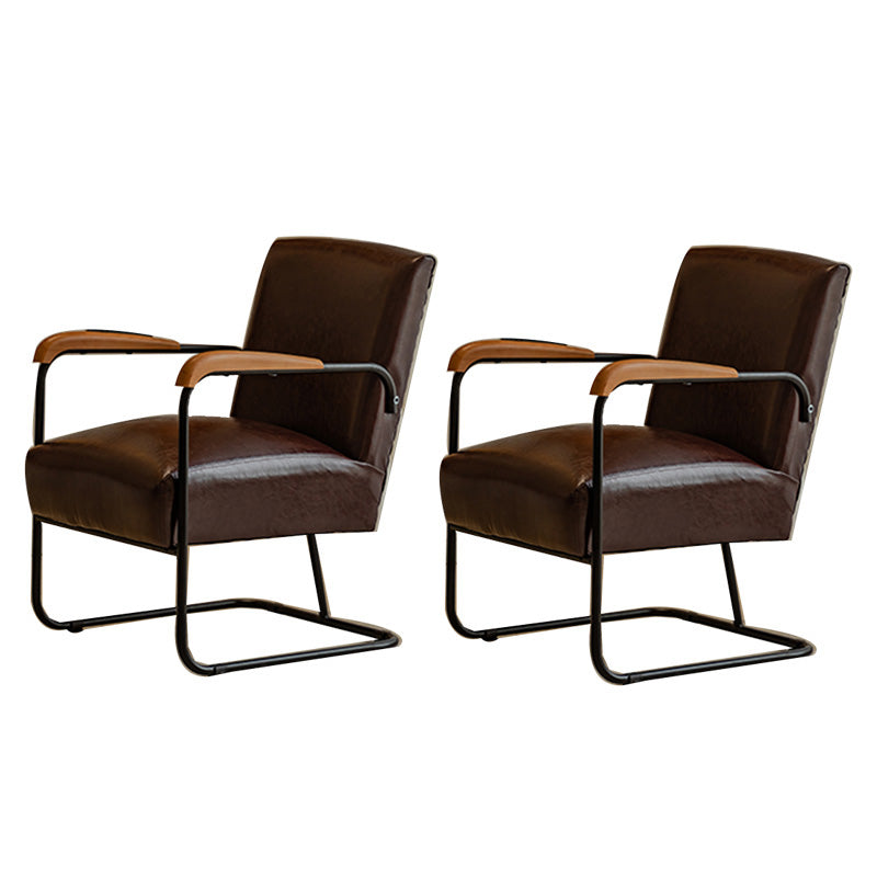 Arms Included Chair with wooden handrail 32.67" Wide Armchair for Living Room