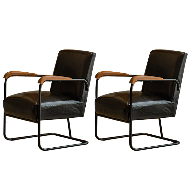 Arms Included Chair with wooden handrail 32.67" Wide Armchair for Living Room