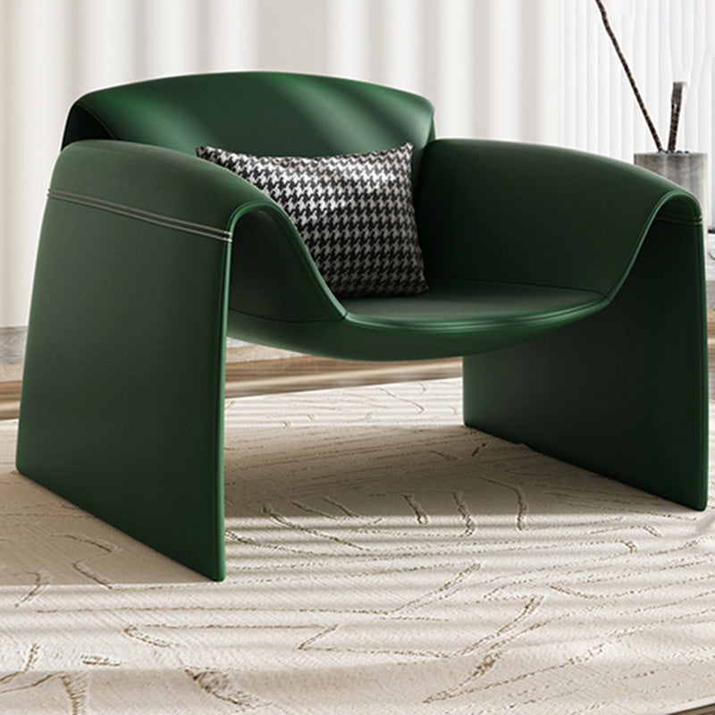 37.4" Wide Faux Leather Armchair Arms Included Chair for Living Room