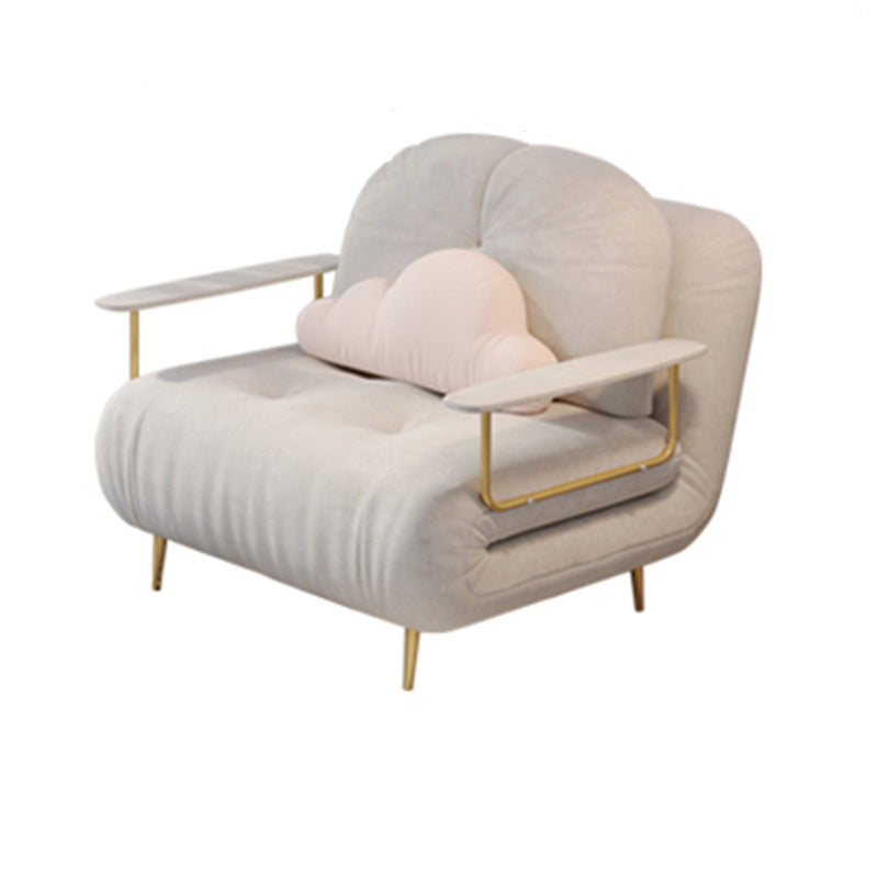 Luxurious Full/Queen Convertible Sofa Tufted Upholstery Sofa Bed