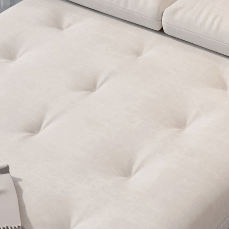 Luxurious Full/Queen Convertible Sofa Tufted Upholstery Sofa Bed