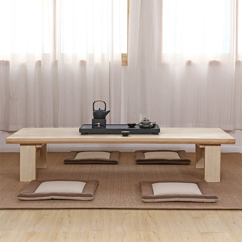 Rectangle Coffee Table Solid Wood Modern Single Coffee Table