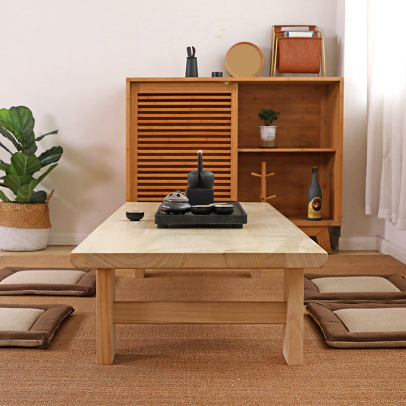 Rectangle Coffee Table Solid Wood Modern Single Coffee Table