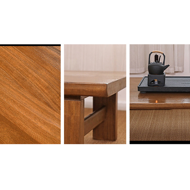 Rectangle Coffee Table Solid Wood Modern Single Coffee Table
