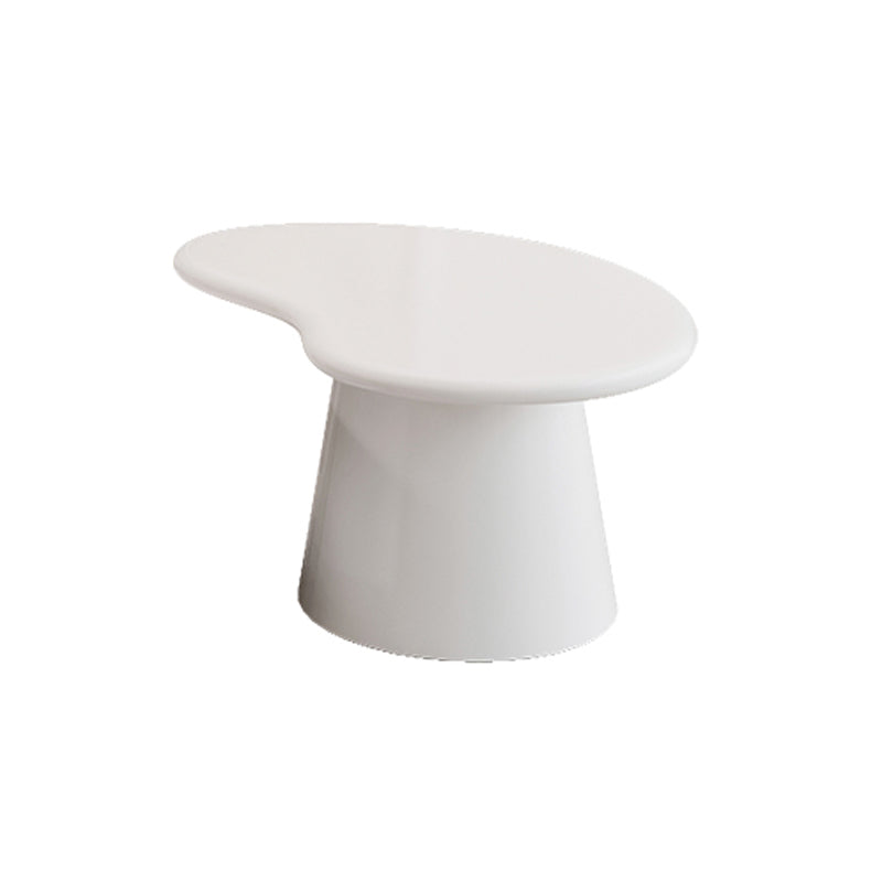 Contemporary Coffee Table White Solid Wood Coffee Cocktail Table