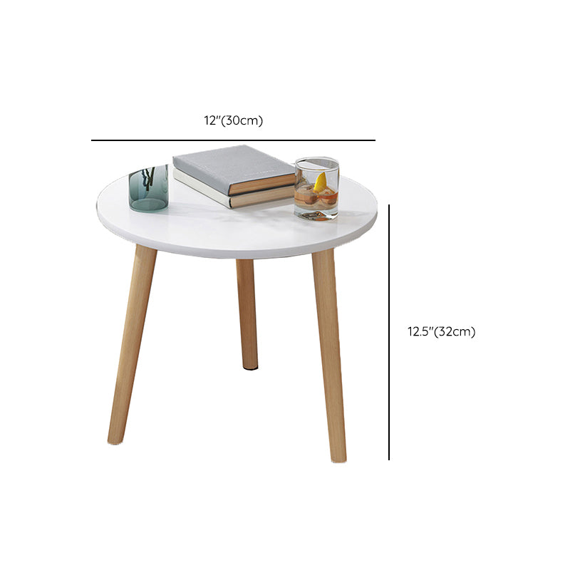 Wood Coffee Table No Distressing Single Coffee Table with Shelf
