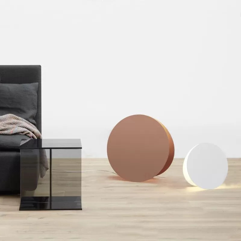 Cirkel kinder slaapkamer muur licht metaal modern eenvoudig sconce licht voor woonkamer