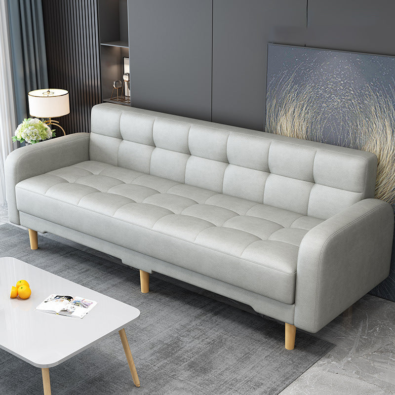 Industrial Living Room Settee Square Arm Biscuit Back Seating