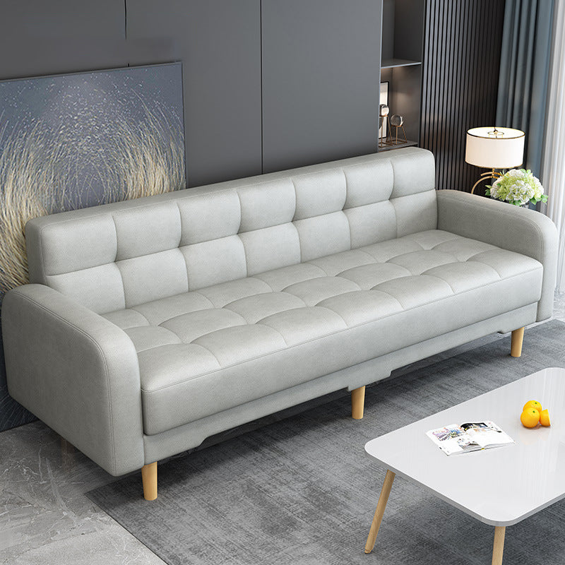 Industrial Living Room Settee Square Arm Biscuit Back Seating
