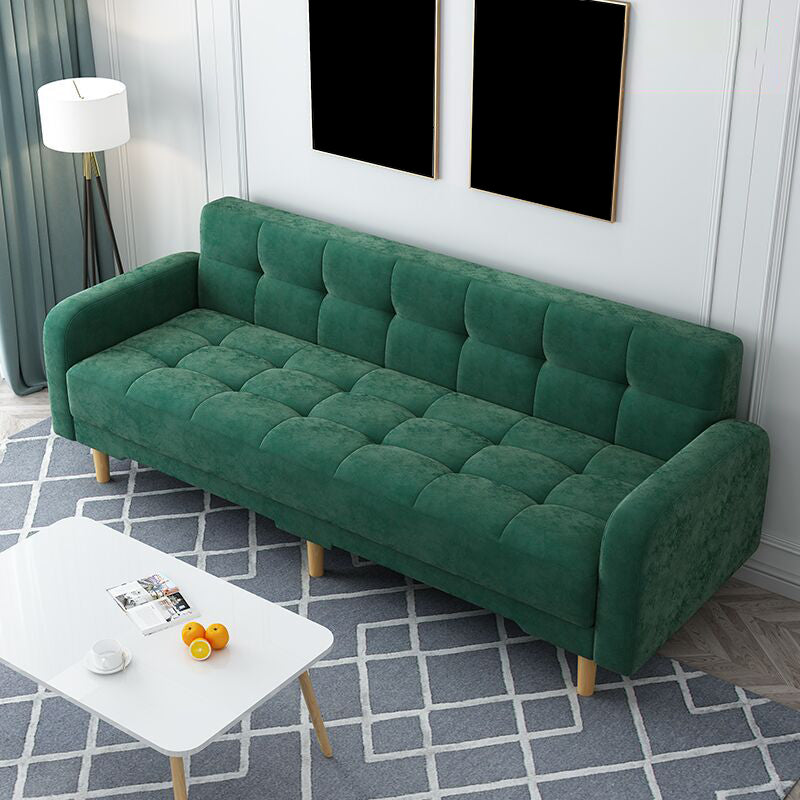 Industrial Living Room Settee Square Arm Biscuit Back Seating