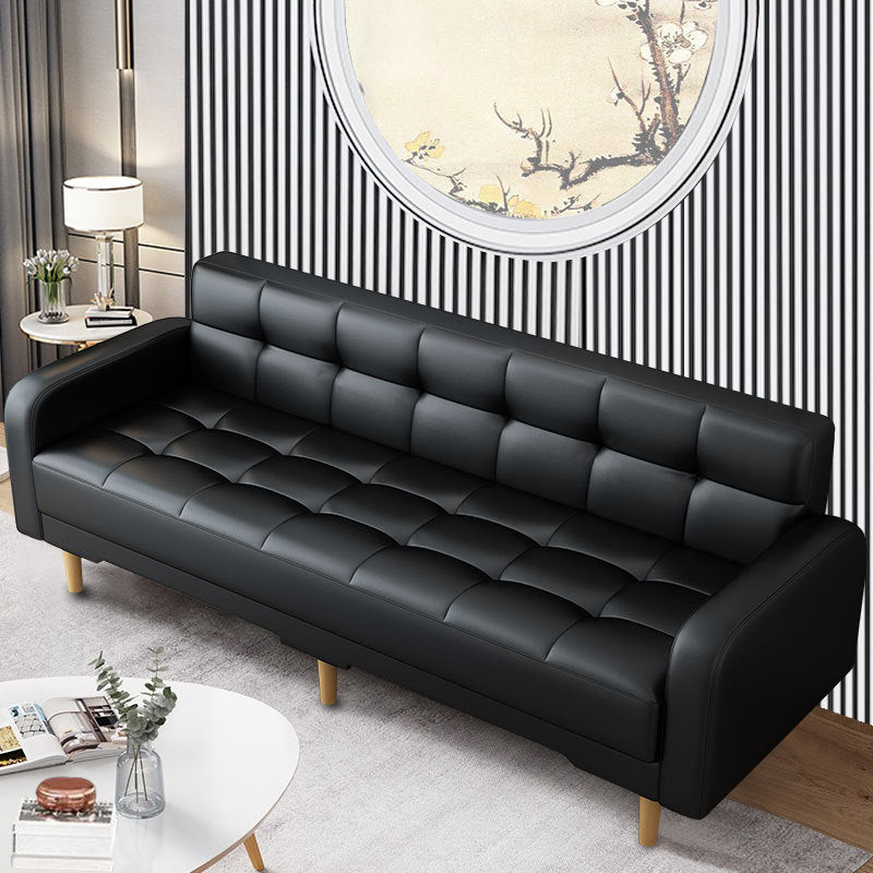 Industrial Living Room Settee Square Arm Biscuit Back Seating