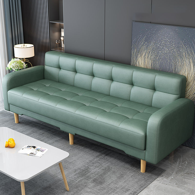 Industrial Living Room Settee Square Arm Biscuit Back Seating