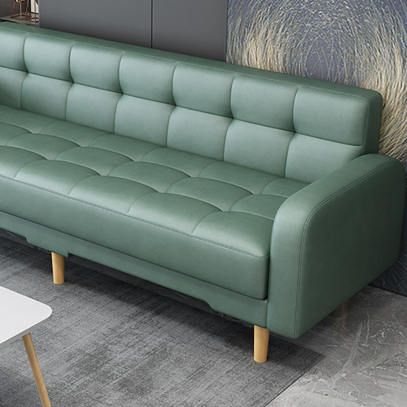 Industrial Living Room Settee Square Arm Biscuit Back Seating