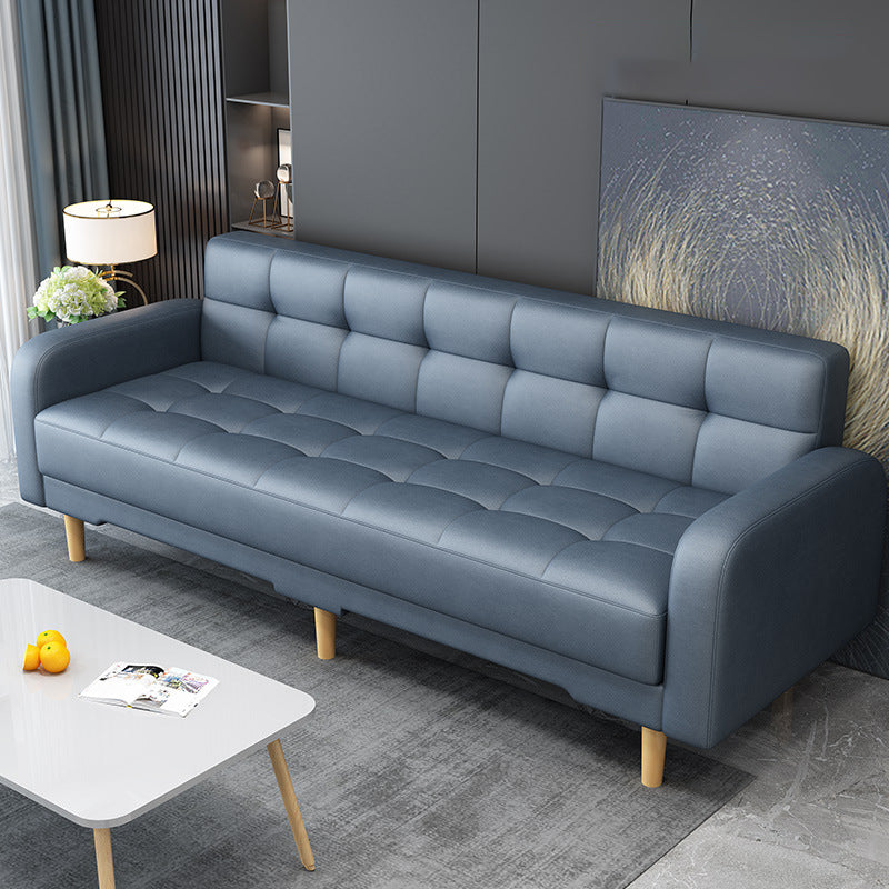 Industrial Living Room Settee Square Arm Biscuit Back Seating