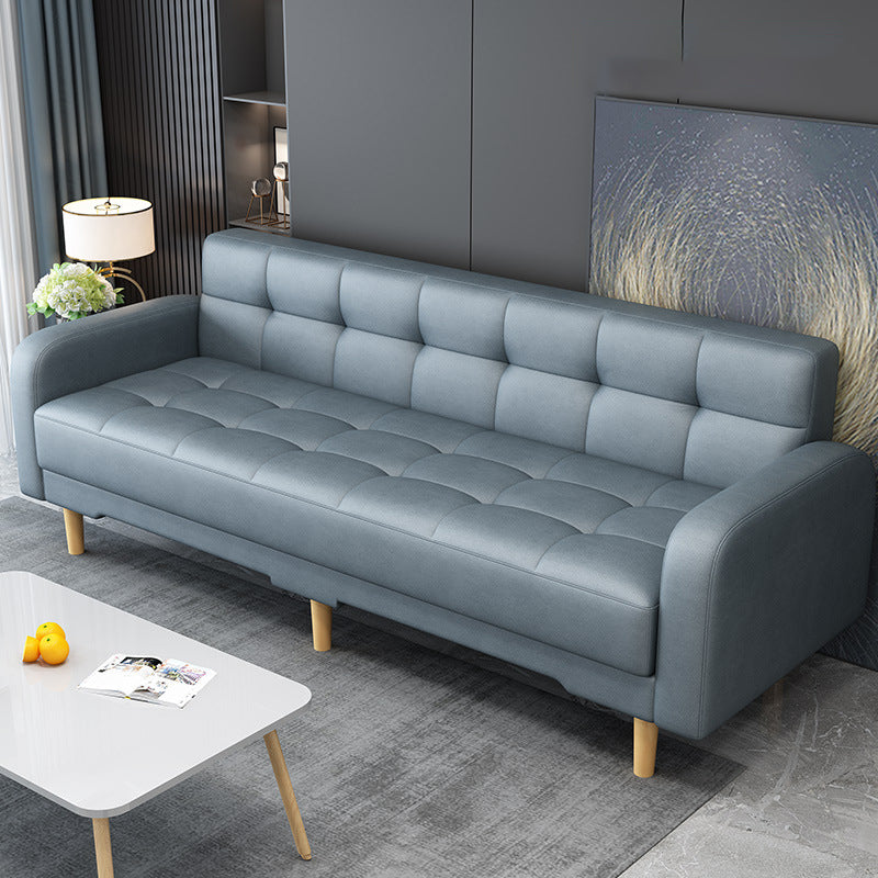 Industrial Living Room Settee Square Arm Biscuit Back Seating